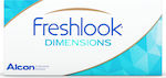 Freshlook Dimensions Έγχρωμοι / Μυωπίας-Υπερμετρωπίας Μηνιαίοι 2τμχ