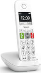 Gigaset E290 Ασύρματο Τηλέφωνο για Ηλικιωμένους με Aνοιχτή Aκρόαση Λευκό