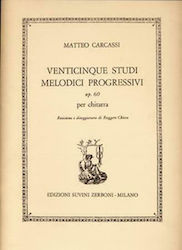 Panas Music Matteo Carcassi - Venticinque Studi Melodici Progressivi Op. 60 για Κιθάρα Παρτιτούρα για Κιθάρα