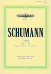 Edition Peters Schumann - Lieder Sheet Music for Piano / Voice Band 1 High Voice