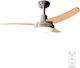 Cecotec EnergySilence Aero 480 Ανεμιστήρας Οροφής 106cm με Φως Καφέ / Ασημί