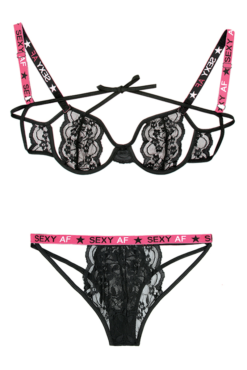 Fantasy Lingerie Vibes Sexy AF Bra Set Skroutz.gr