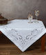 Silk Fashion Checkered Cotton Cut 9415 White 75x75cm