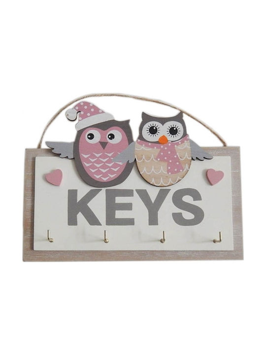 Etoile Wall Key Holder Wooden 4 positions