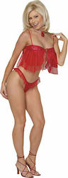 Dreamgirl Sexy Lingerie Set Red