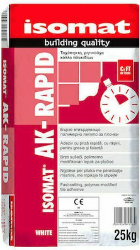 Isomat AK-Rapid Κόλλα Πλακιδίων Γκρι 25kg