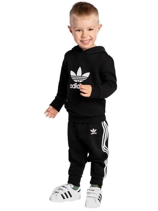 adidas Παιδικό Σετ Φόρμας Μαύρο 2τμχ Adicolor