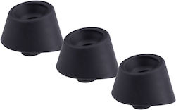 Womanizer Replacement Caps For Duo/Inside Out 3 Piece M Black 3pcs