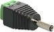 DeLock Βύσμα DC male Μαύρο 65434