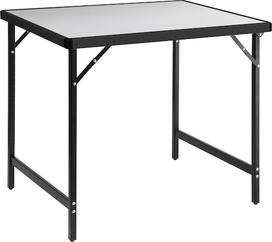 Brunner Τοrun 2 Τραπέζι Αλουμινίου για Camping Πτυσσόμενο 80x60x71cm Λευκό