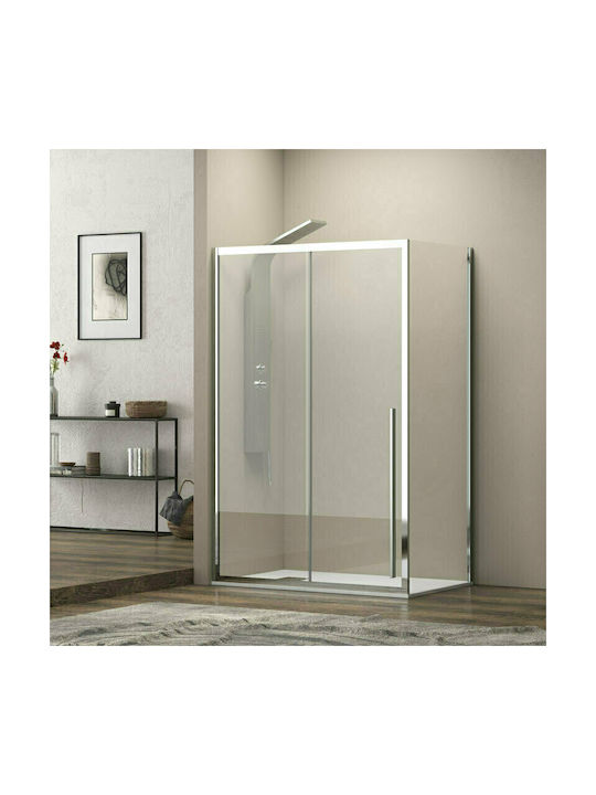 Karag Elysium 400 LS-10 Καμπίνα Ντουζιέρας με Συρόμενη Πόρτα 140x70x200cm Clear Glass