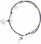 Mouchtaris Collection Christening Charm Bracelet Blue 50pcs