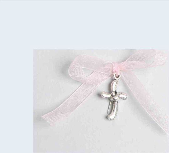 Mouchtaris Collection Christening Charm Pin 10024 Pink 50pcs