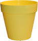 Round pot "DECO" Yellow No 1