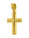 Q-Jewellery Men's Gold Cross 18K