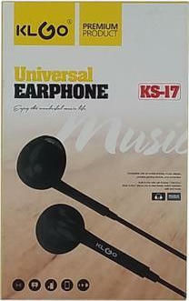 KS-17 In-Ear Freihändig Kopfhörer mit Stecker 3.5mm Schwarz