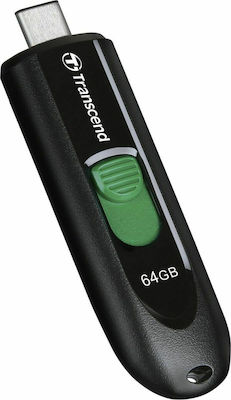 Transcend JetFlash 790C 64GB USB 3.1 Stick with connection USB-C Black