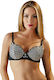 Cottelli Collection Gittery Bra Sexy Σουτιέν Ασημί