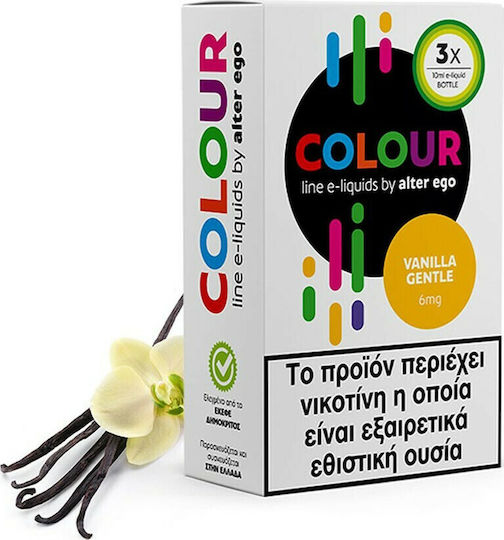 Alter eGo Έτοιμο Υγρό Αναπλήρωσης Vanilla Gentle Vanilla 3mg 10ml 3τμχ