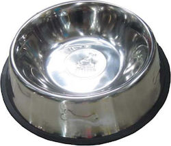 Viosarp Stainless Bowls Food & Water for Dog Silver 26cm