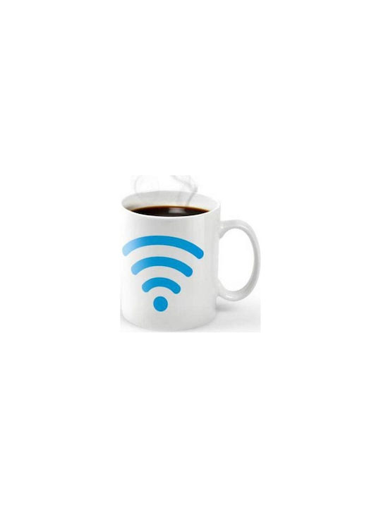 Aria Trade WiFi Wärmewechsel Tasse Keramik Weiß 1Stück