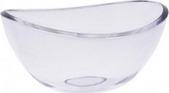 Click Servierschüssel Rund Kunststoff Transparent mit Durchmesser 16cm