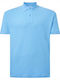 JHK PORA-210 Men's Short Sleeve Promotional Blouse Light Blue