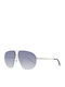 Victoria's Secret Women's Sunglasses with Silver Metal Frame and Blue Gradient Lens VS0051 16B