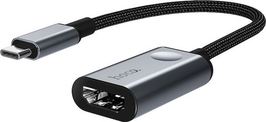 Hoco HB21 Конвертор USB-C Мъжки в HDMI Женски Сив 1 Брой