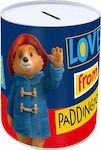 Diakakis Paddington Children's Money Box Metal Blue 10x10x15cm