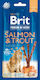 Brit Kitten and Adult Λιχουδιές σε Stick με Σολομό Salmon & Trout για Ανήλικες Γάτες 1τμχ 15gr
