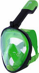 Bluewave Silicone Full Face Diving Mask 61059 Μαύρο / Πράσινο S/M Green