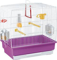 Ferplast Bird Cage Rekord-2 White 39x25x41cm 39x25x41cm.