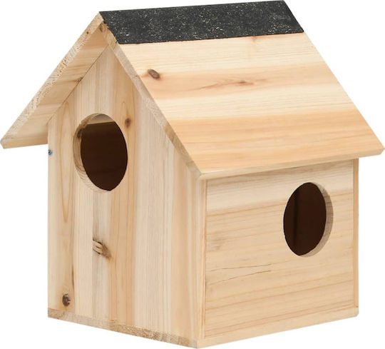 vidaXL House Squirrel Squirrel House Solid Pine Wood 26x25x29cm
