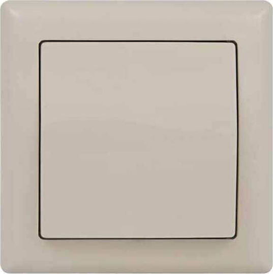 Mutlusan Daria Schalterknopf 10A in Beige Farbe 10200