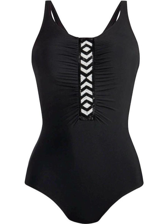 Anita 6303 Marseille Black Full Body Swimsuit with B Cup