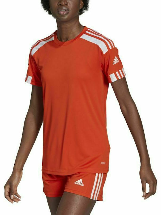 Adidas Squadra 21 Women's Athletic T-shirt Orange