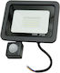Водоустойчив LED Прожектор 30W с Motion Sensor IP66