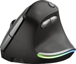 Trust Bayo Wireless Ergonomic Vertical Mouse Black