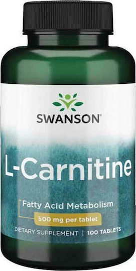 Swanson L-Carnitine 500mg 100 tabs