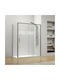 Karag Efe 400 NP-10 Cabin for Shower with Sliding Door 100x90x190cm Clear Glass Bianco