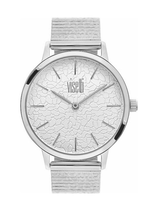 Visetti Watch with Silver Metal Bracelet