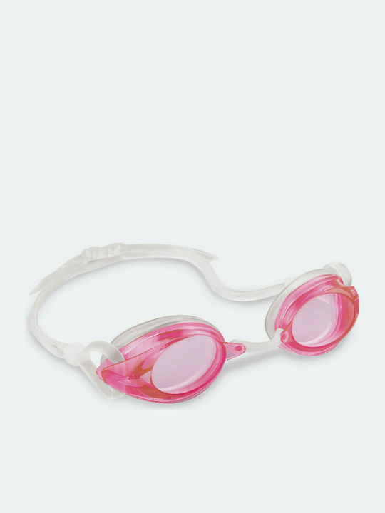 Intex Race Pro Goggles Γυαλιά Κολύμβησης Παιδικά Ροζ