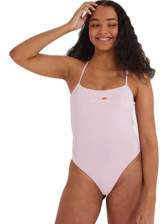 Ellesse One-Piece Swimsuit with Open Back Pink SGJ11890-808