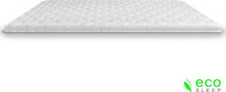 Eco Sleep Double Memory Foam Mattress Topper Memory Χωρίς Καπιτονέ with Removable Cover 140x200x4cm