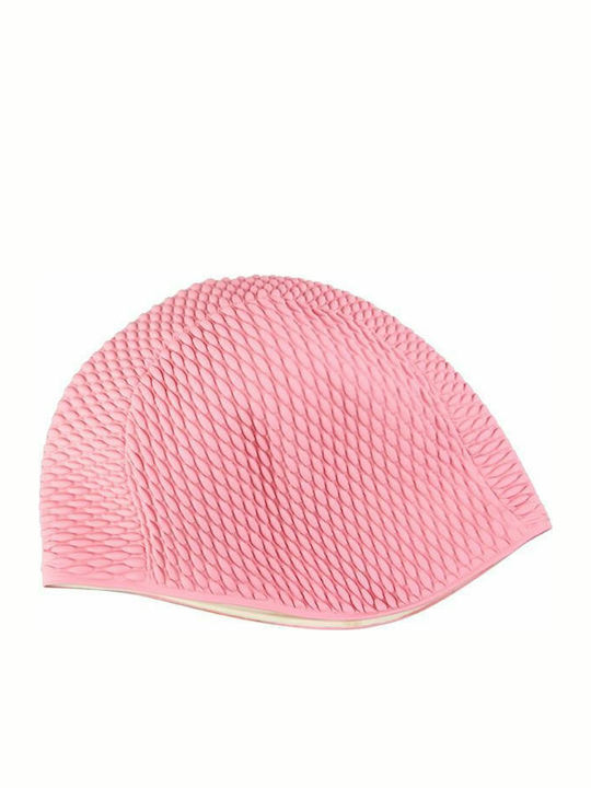 Mitsuko Adult Swimming Cap Made of Silicone Pink