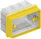Legrand Flush Electrical Box in Yellow Color