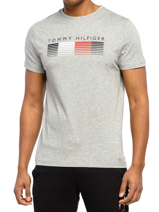 Tommy Hilfiger Herren T-Shirt Kurzarm Gray MW0MW21008-P91