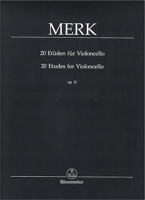Barenreiter Merk - 20 Etudes for Violoncello Op.11 Παρτιτούρα για Τσέλο
