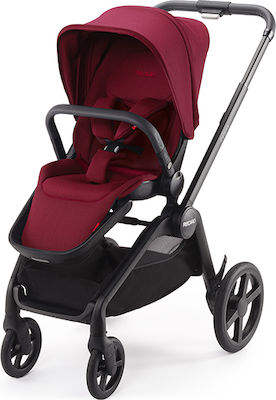 Recaro Celona Adjustable Baby Stroller Suitable for Newborn Black-Garnet Red